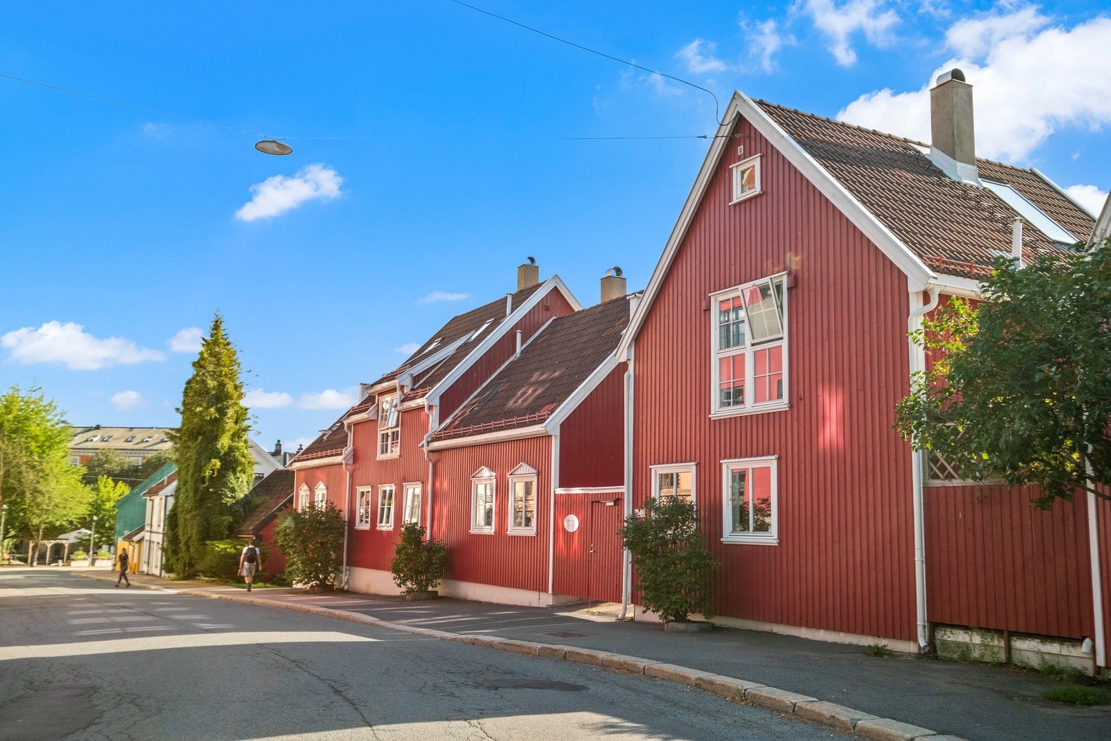 Fasade mot gate Galleribilde