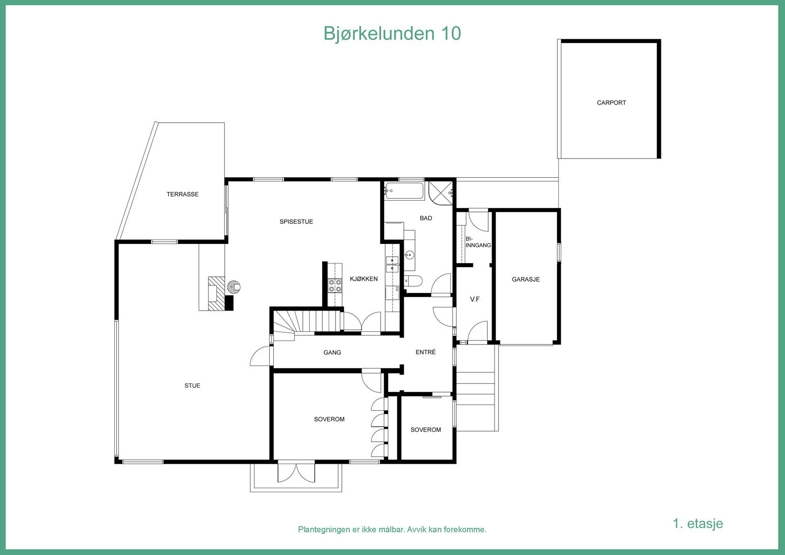 Plantegning Galleribilde