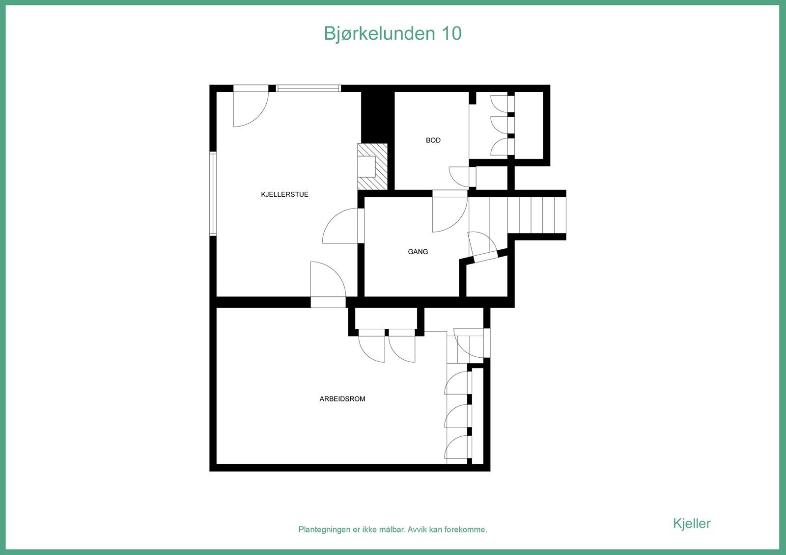 Plantegning Galleribilde