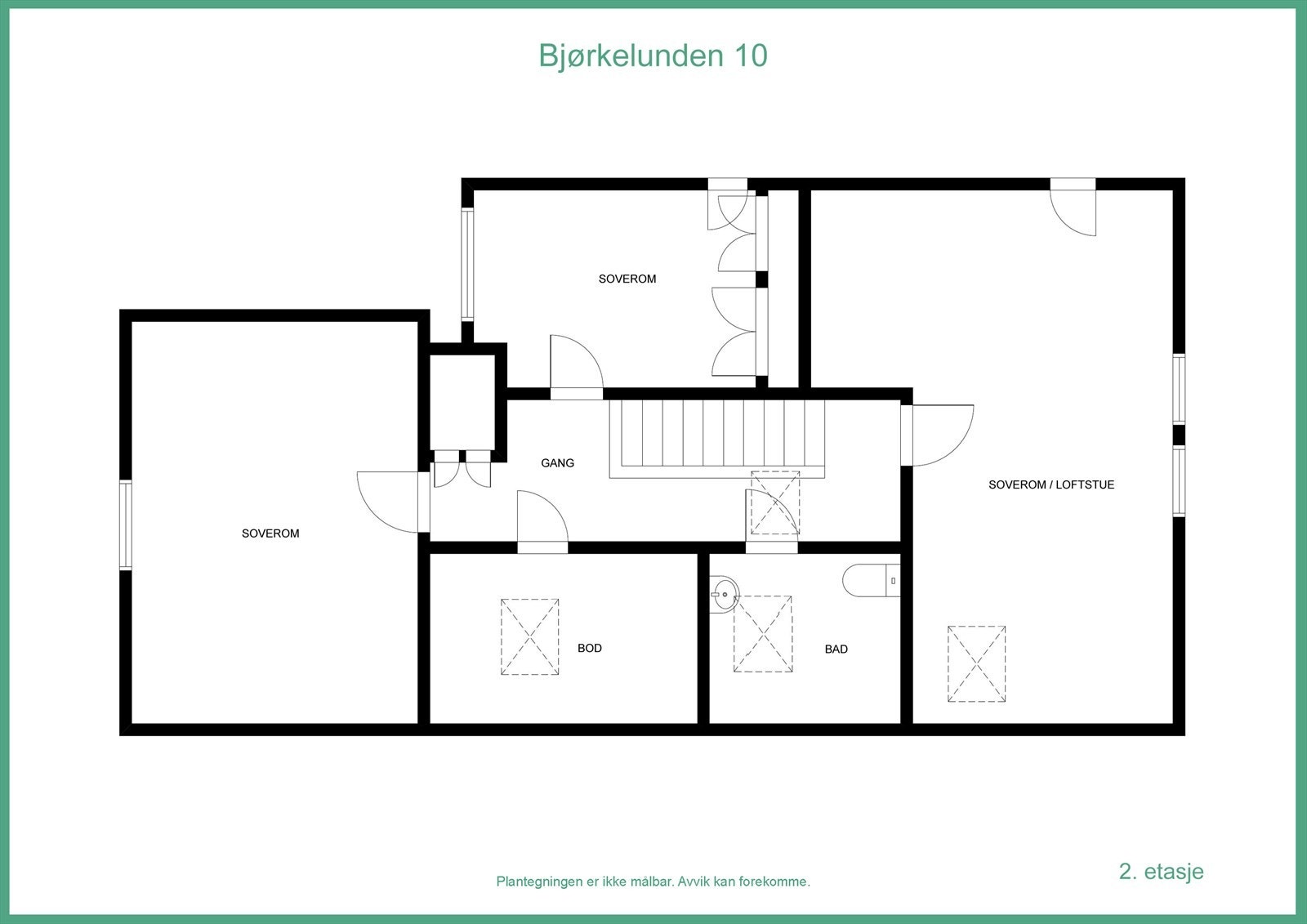 Plantegning Galleribilde