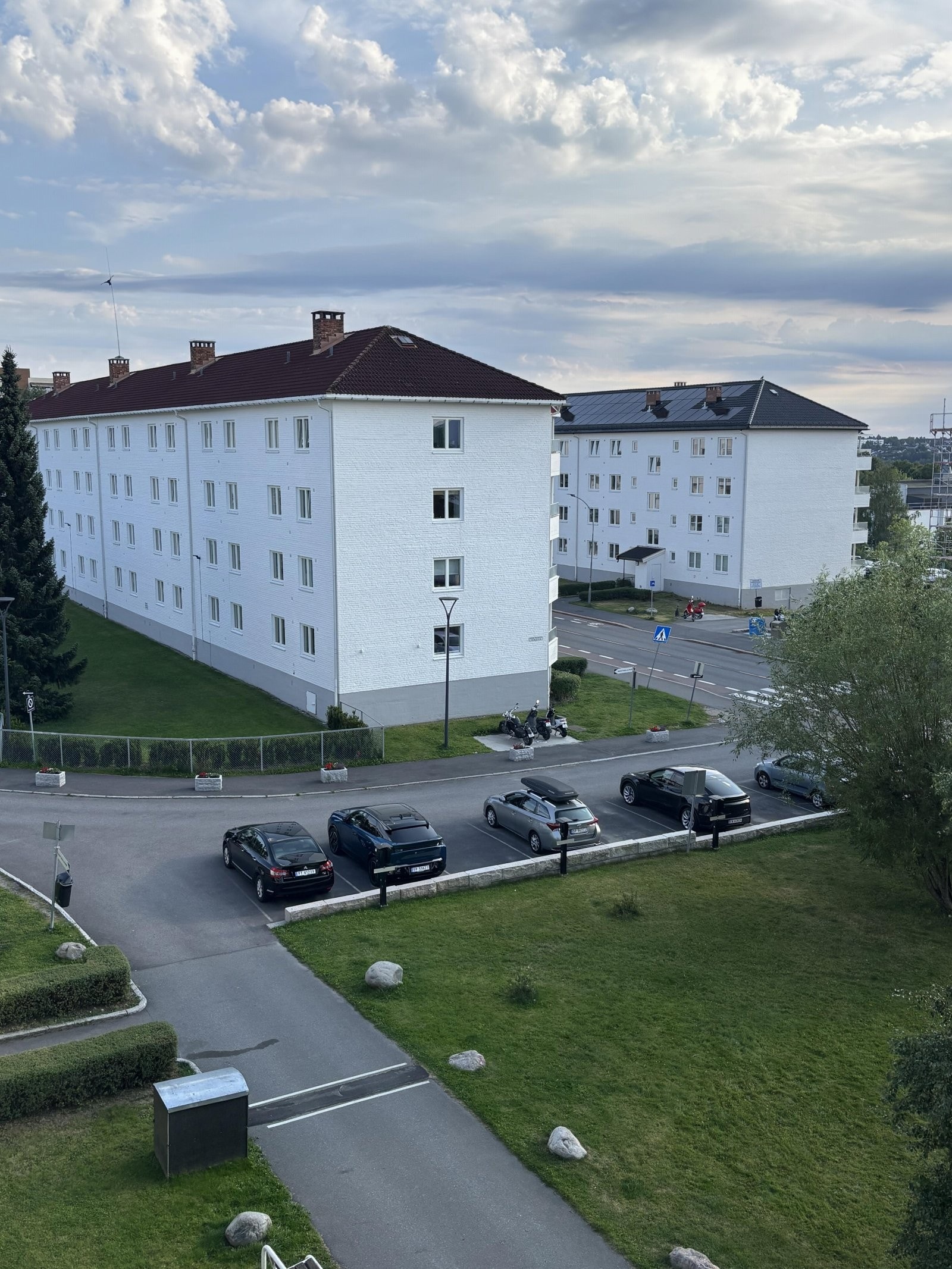 utsikt fra balkong Galleribilde