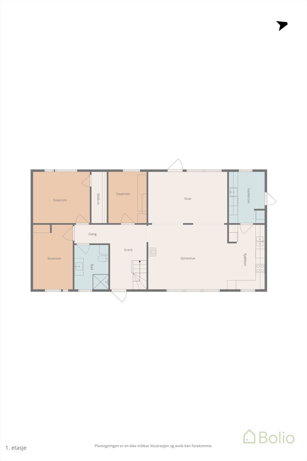 Plantegning Galleribilde