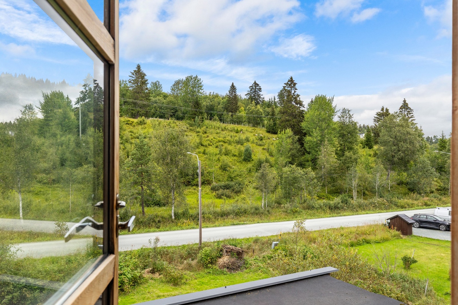 Utsikt fra boligens 2. etasje. Galleribilde