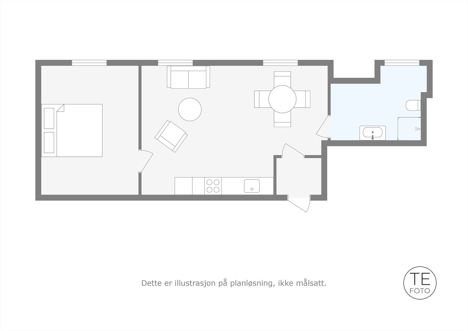 Plantegning Galleribilde