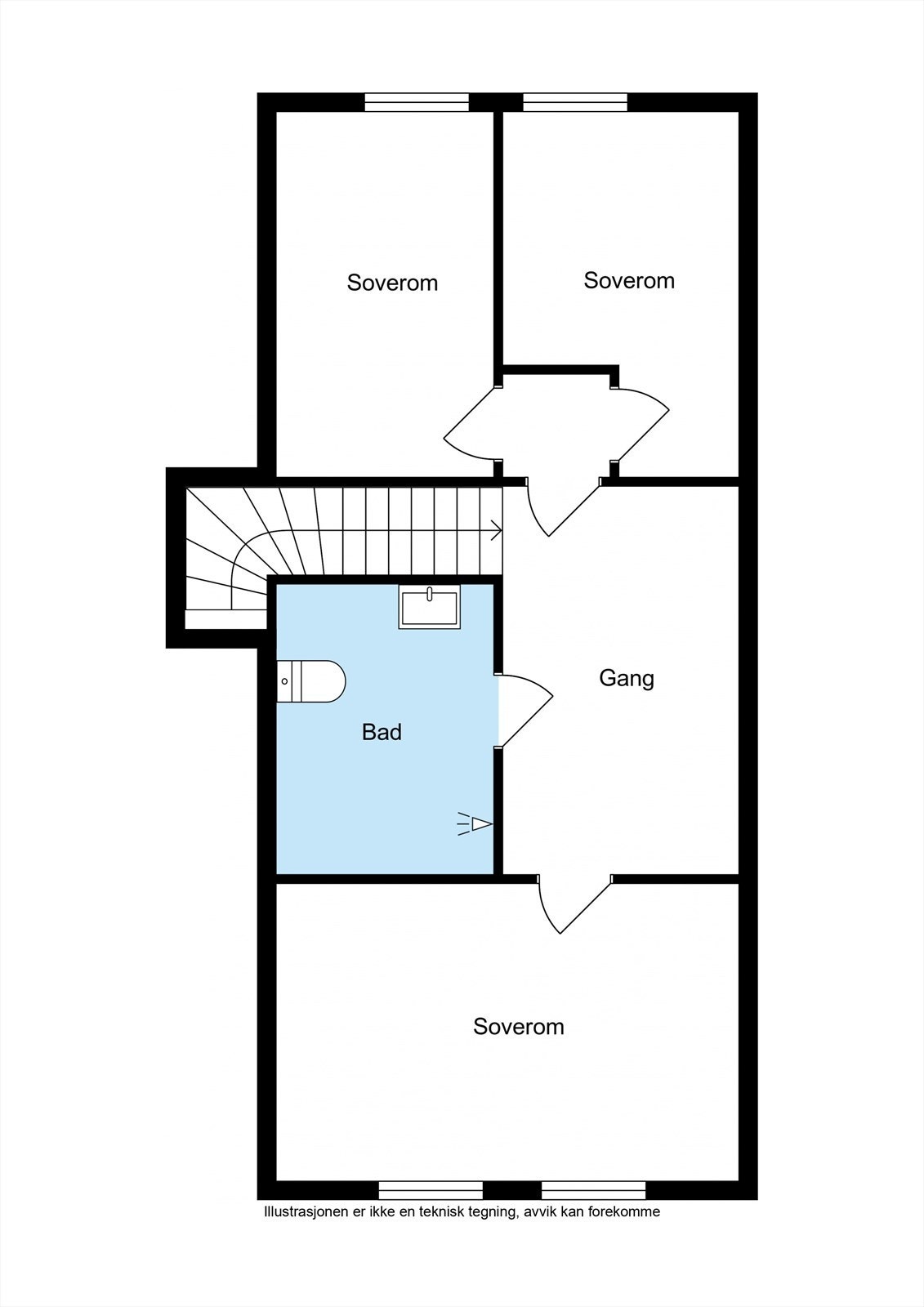 Alternativ planskisse 2. Etasje Galleribilde