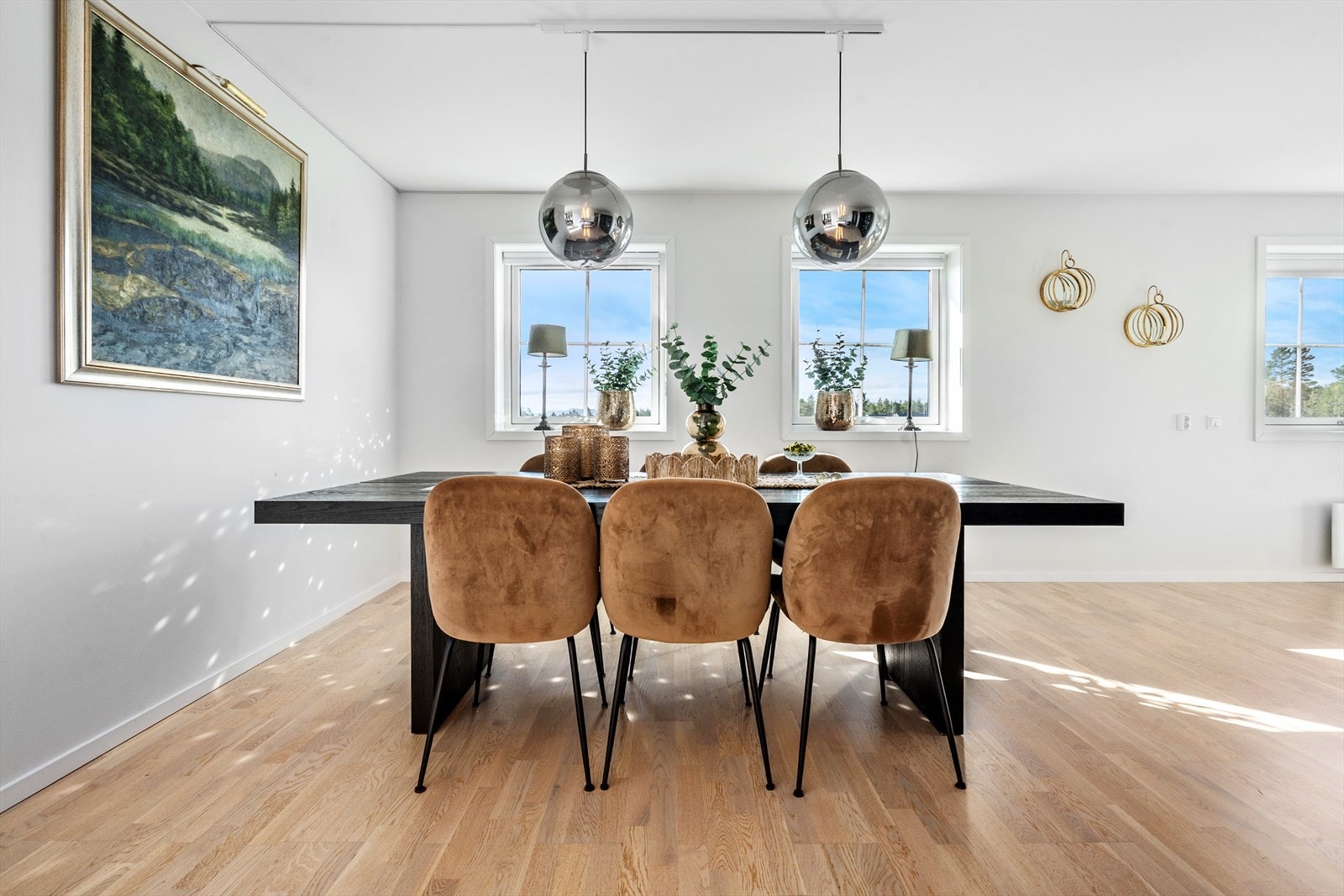 Her kan man enkelt samle familie og venner for hyggelige måltider. Galleribilde