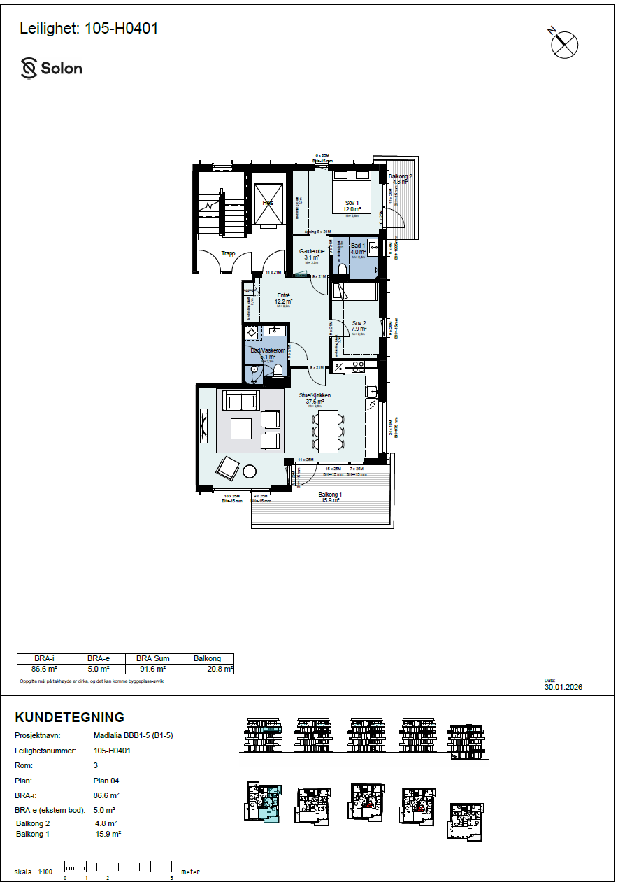 Plantegning Galleribilde