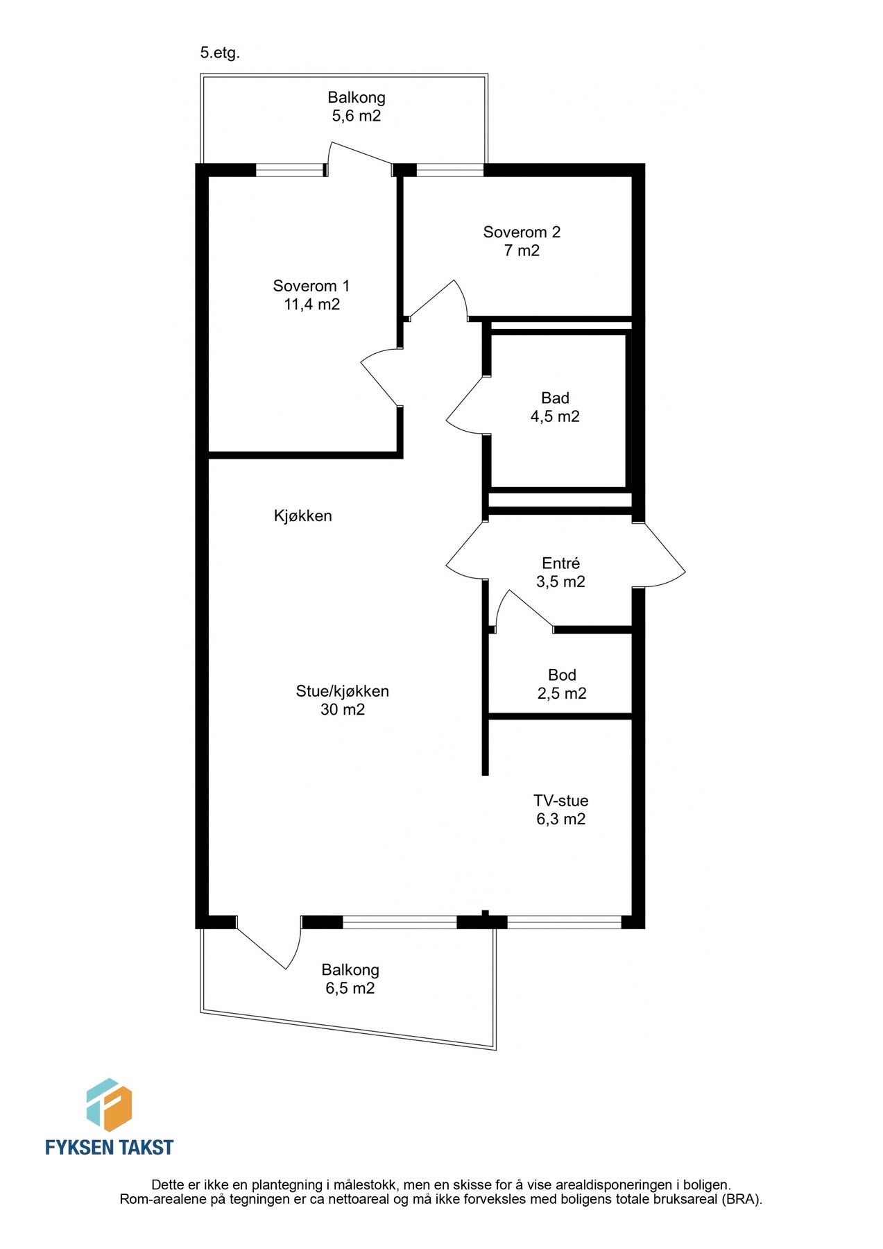Ta en titt på planskissen og gjør deg kjent med romfordelingen! Sulle ikke oppsatt visningstidspunkt passe? Ta kontakt på 941 60 434, så finner vi en løsning. Galleribilde