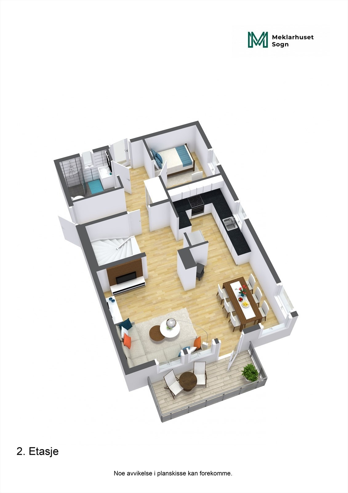Planteikning 3D Galleribilde