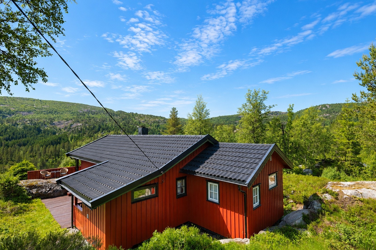 Flott utsikt Galleribilde