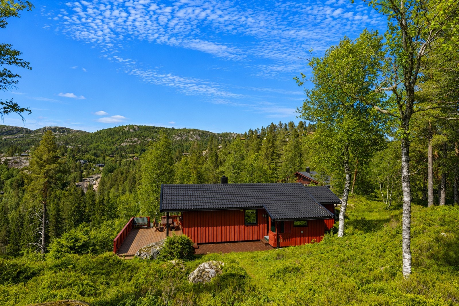 Velkommen til Skardheia 6! Hytta er presentert av Geir Flaa Johansen v/Proaktiv Eiendomsmegling avd. Kristiansand. Galleribilde