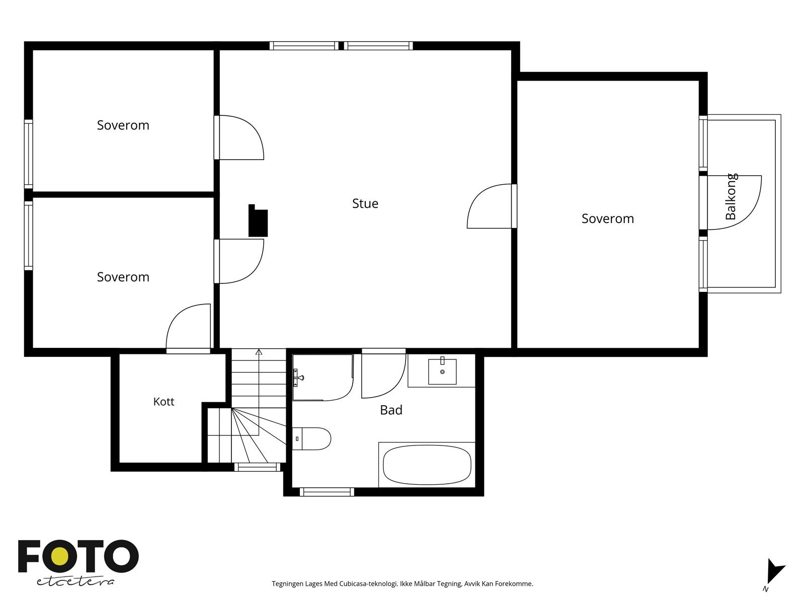 Plantegning 2.etg Galleribilde