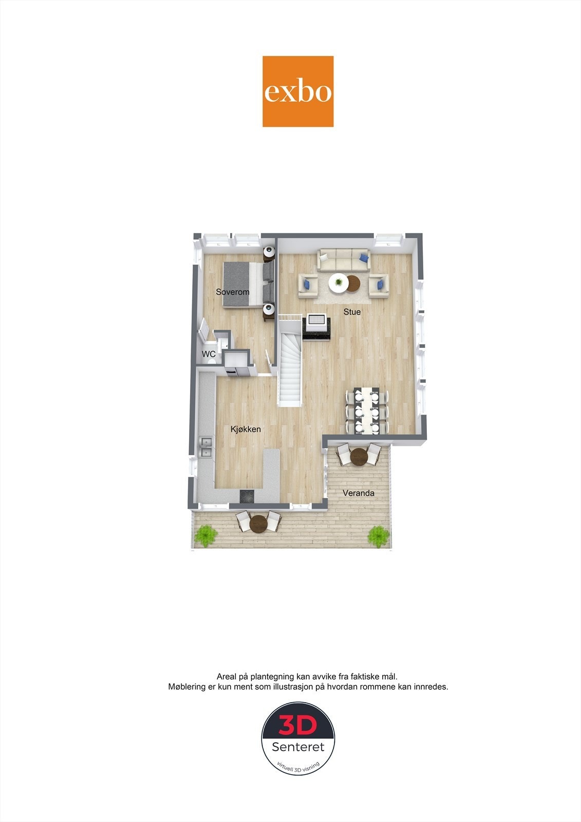 Plantegning 2. etg. Galleribilde