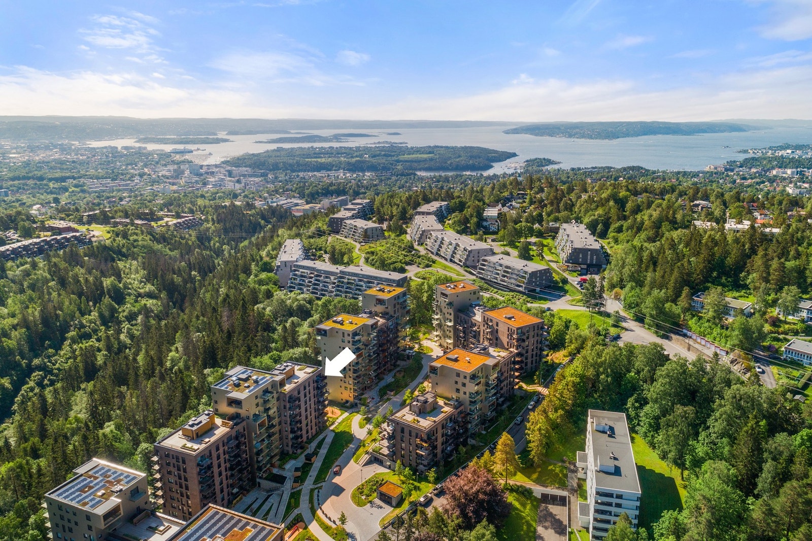 Moderne nybygg fra 2023. Galleribilde