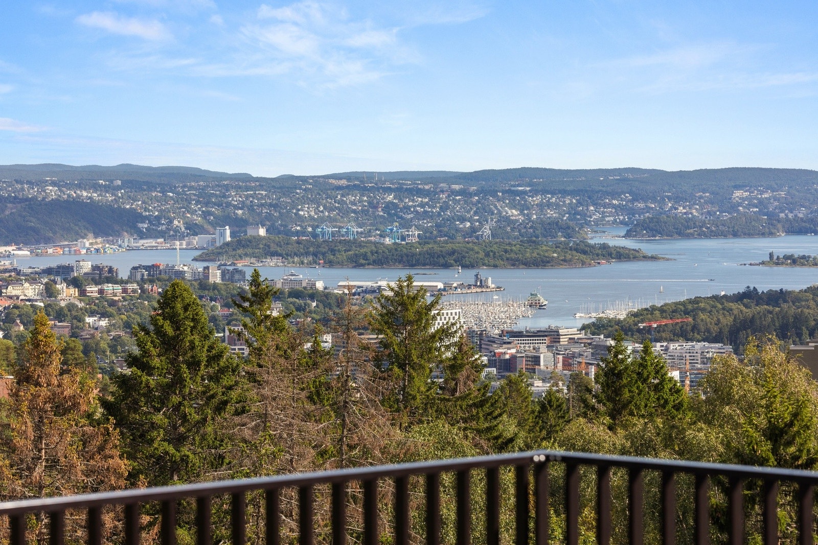 Utsikt mot Oslo sentrum. Galleribilde