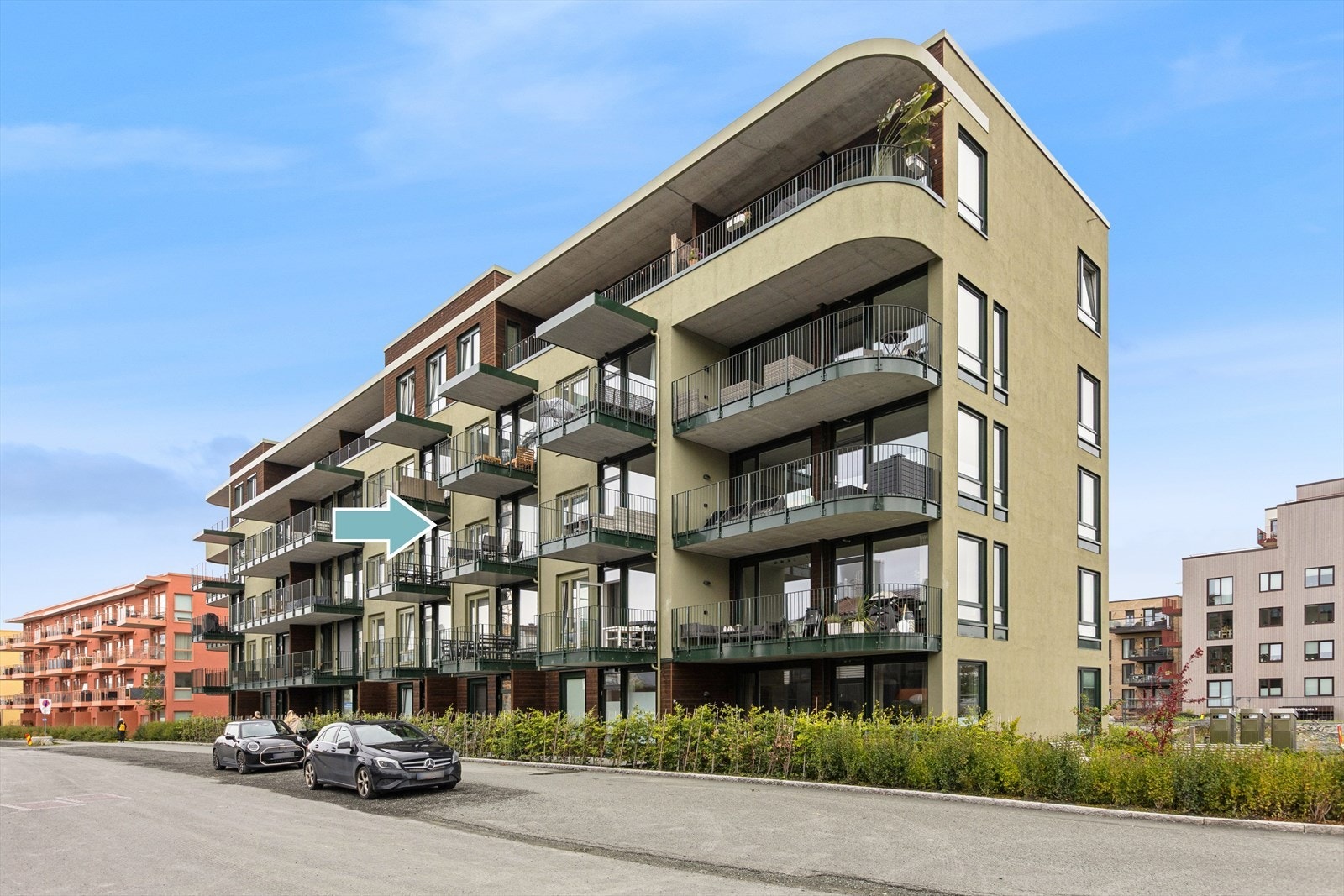Leiligheten har en god beliggenhet i 3. etasje. Galleribilde