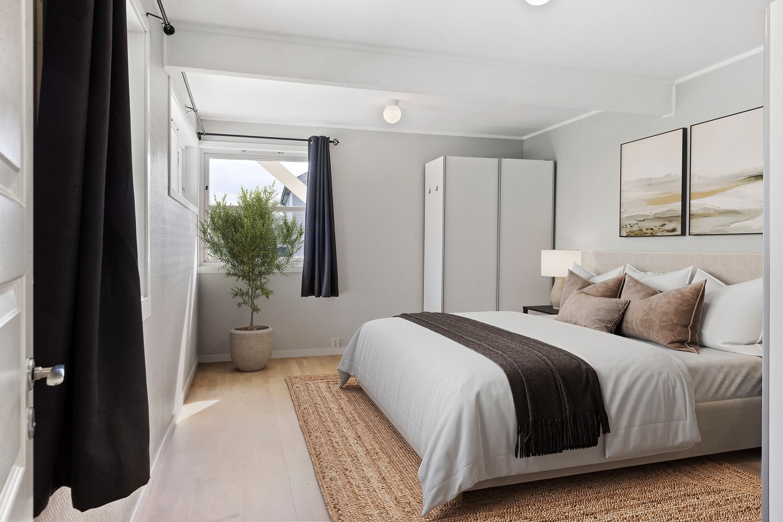Soverom 1. Bildet er digitalt stylet. Galleribilde