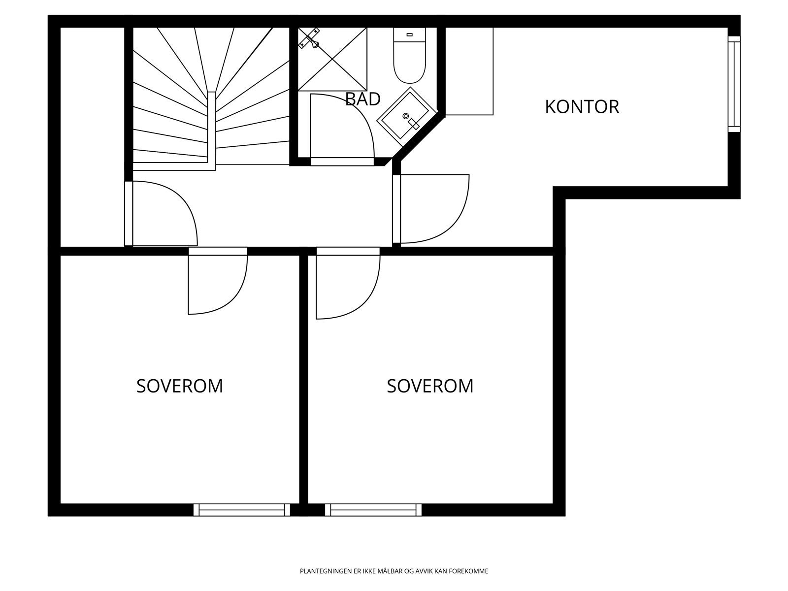 Plantegning 3. etg Galleribilde