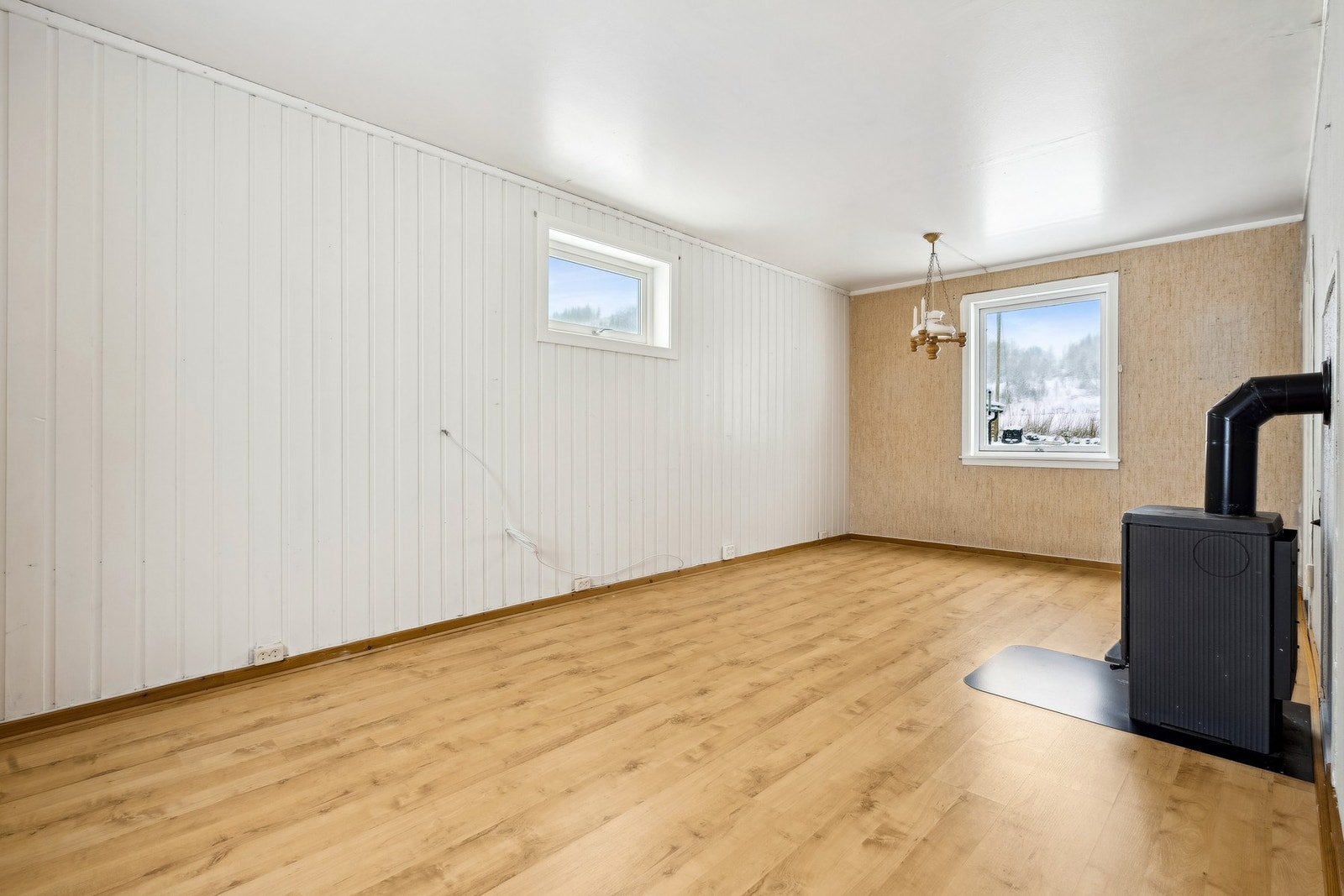 Arealeffektiv bolig over to plan, oppført ca. 1956 og jevnlig vedlikeholdt. Galleribilde