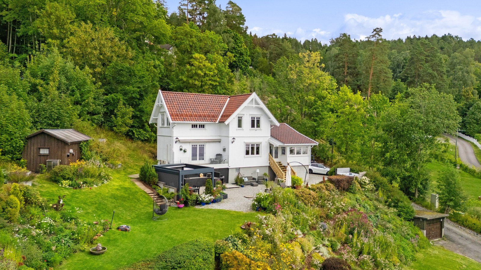 Boligen sett fra nordvest Galleribilde