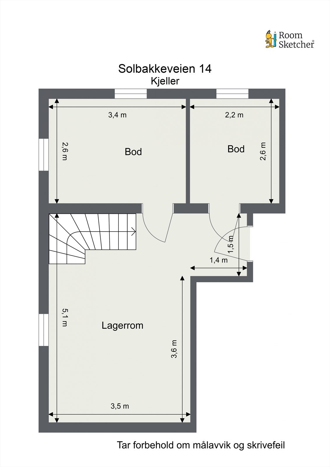 Plantegning kjeller Galleribilde