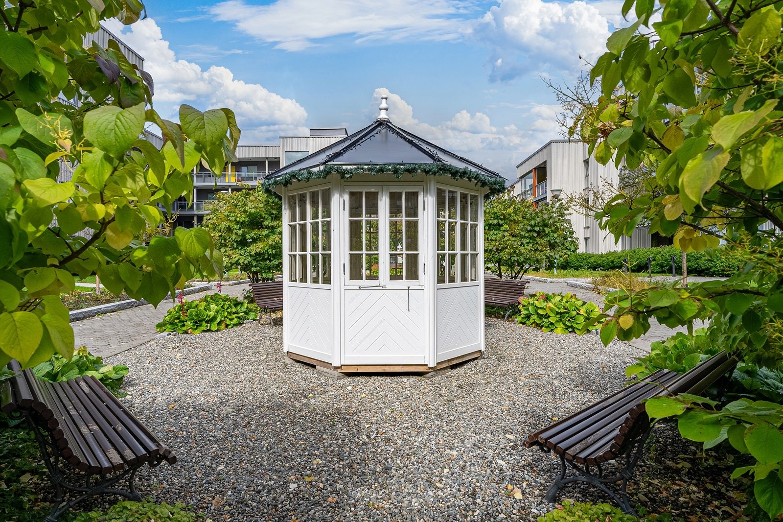 Felles uteareal Galleribilde
