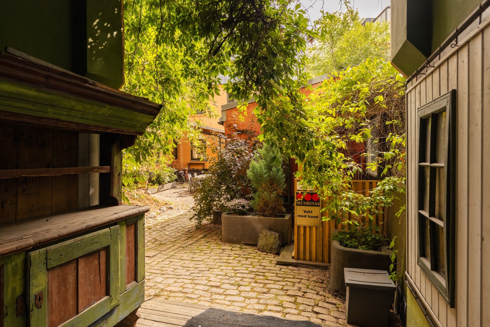Den flotte bakgården har tidligere vunnet Oslo Kommunes pris for "Byens fineste bakgård" Galleribilde