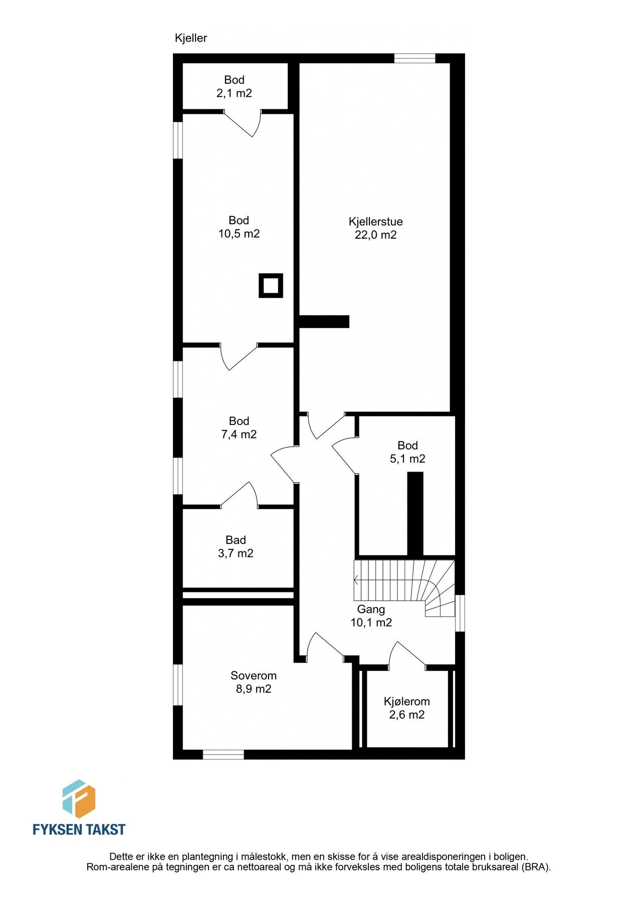 Planskisse 2.etg Galleribilde