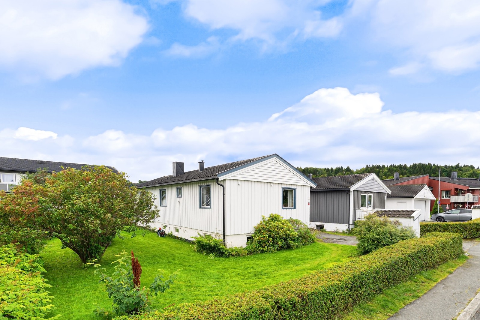 Eiendommen kan by på gode solforhold. Galleribilde