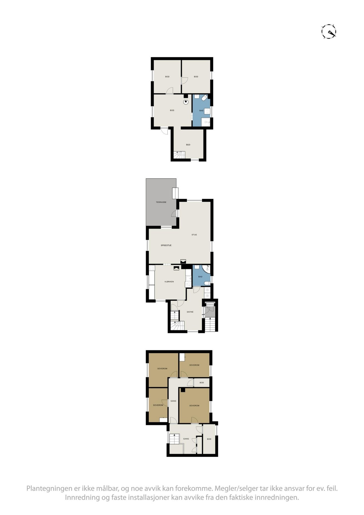 Planskisser samlet. Galleribilde