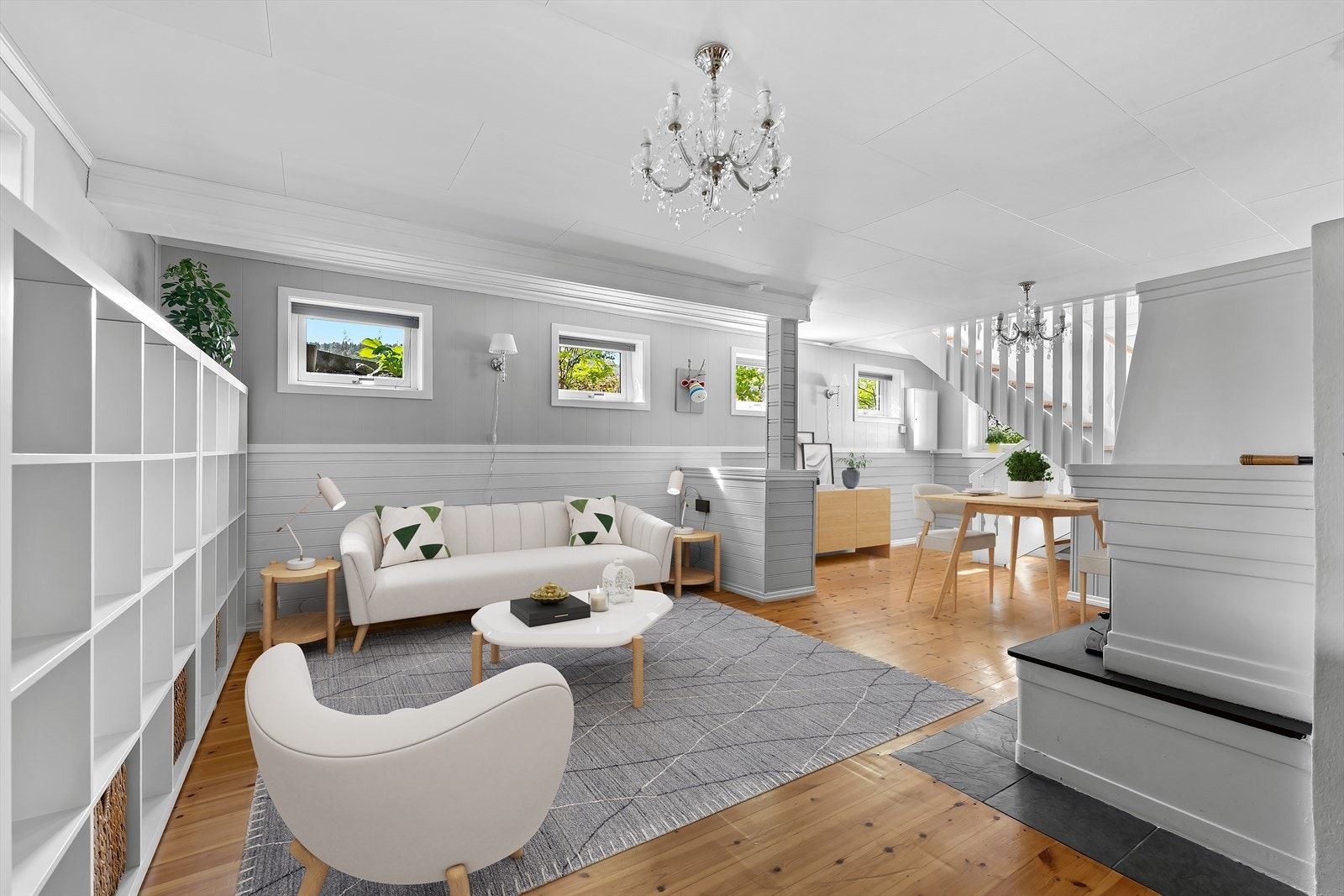 Kjellerstue. Vi opplyser om at bildet er digitalt stylet og er ment som inspirasjon. Galleribilde