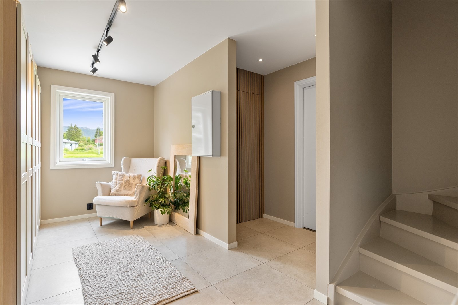 Trappen ble malt i 2026. Galleribilde