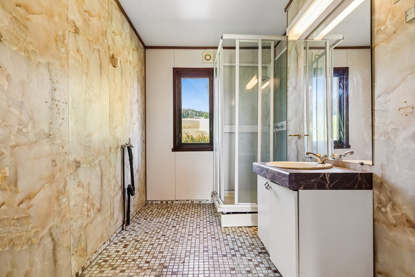 Badet har behov for oppgradering. Galleribilde