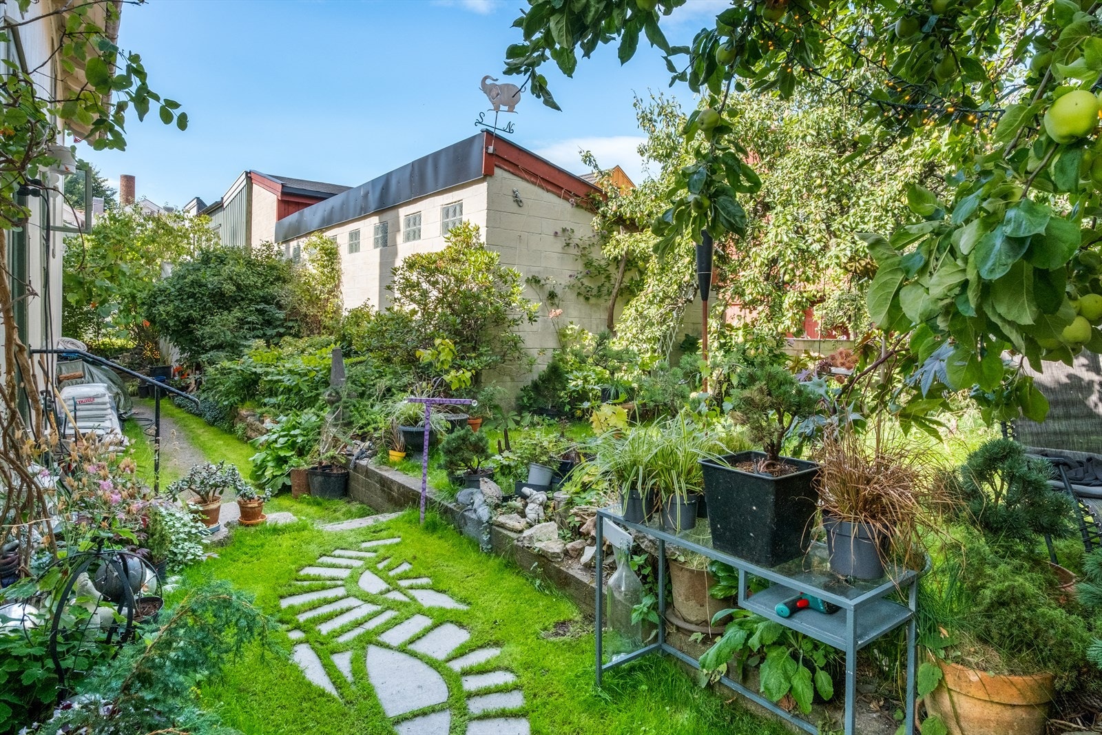 Felles hage hvor du kan nyte lange sommerdager. Galleribilde