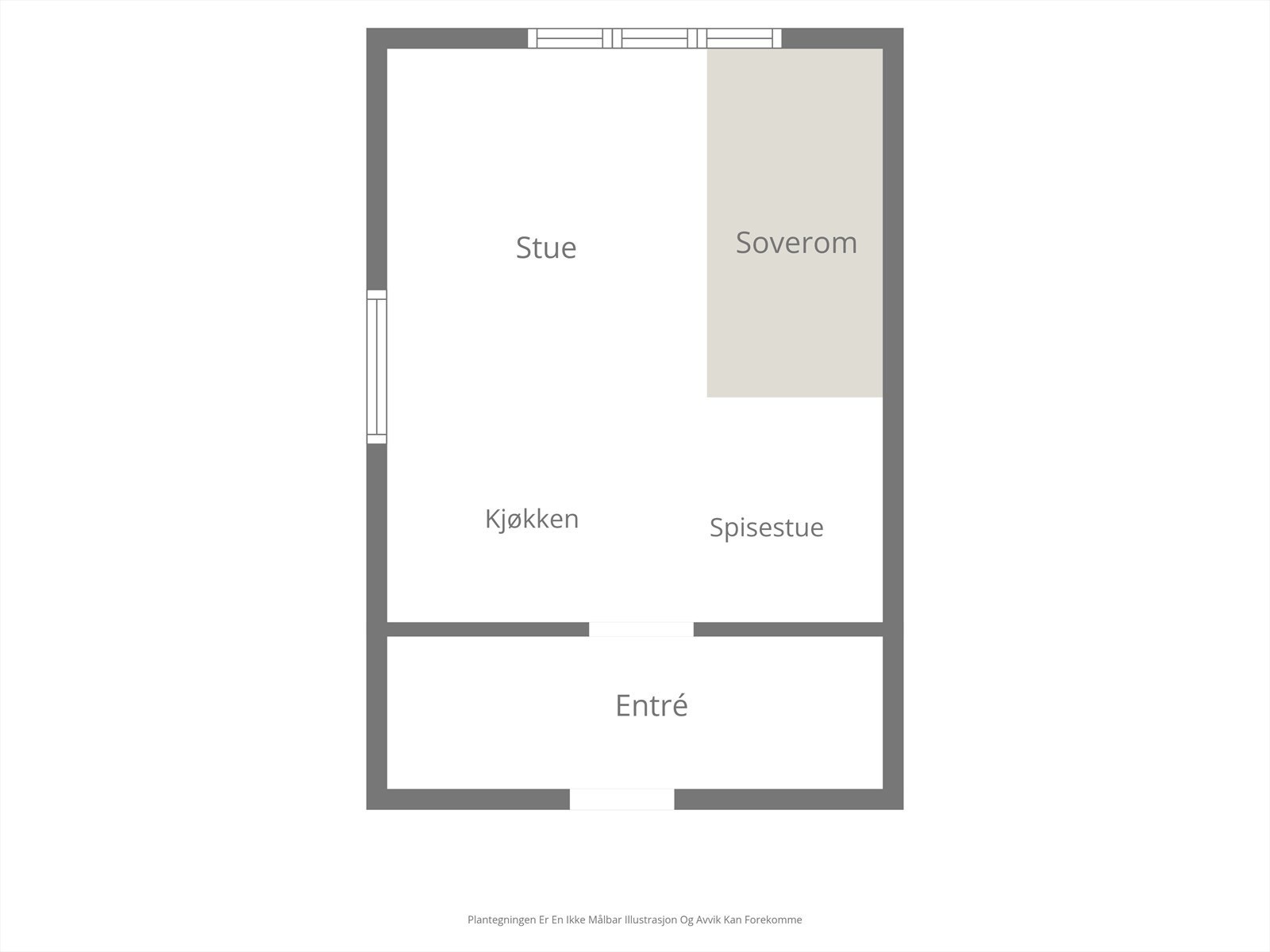 Plantegning Galleribilde