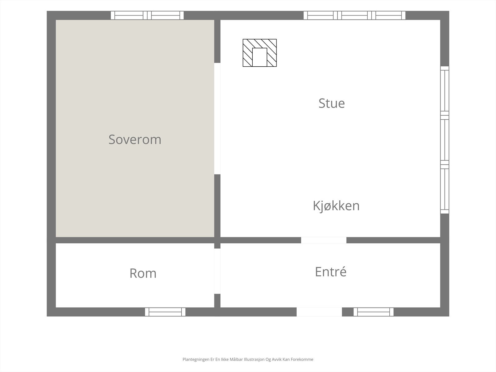 Plantegning Galleribilde