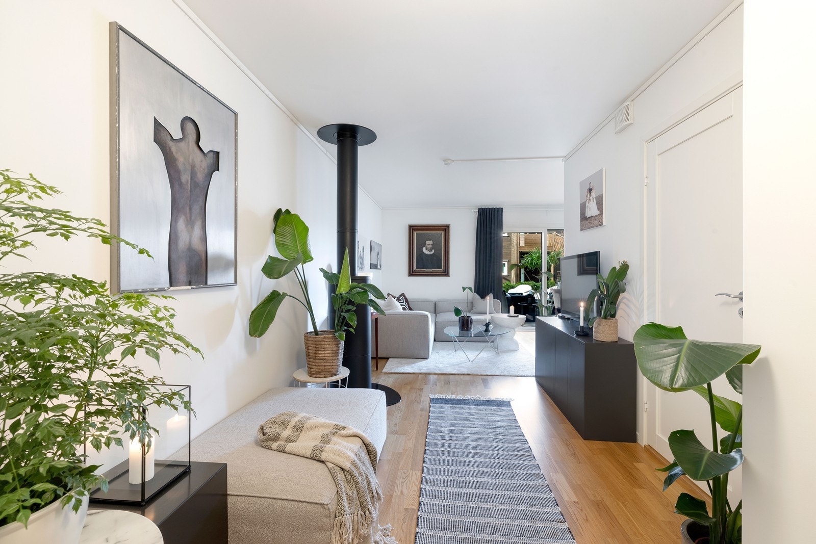 Leiligheten har fin og praktisk planløsning. Galleribilde