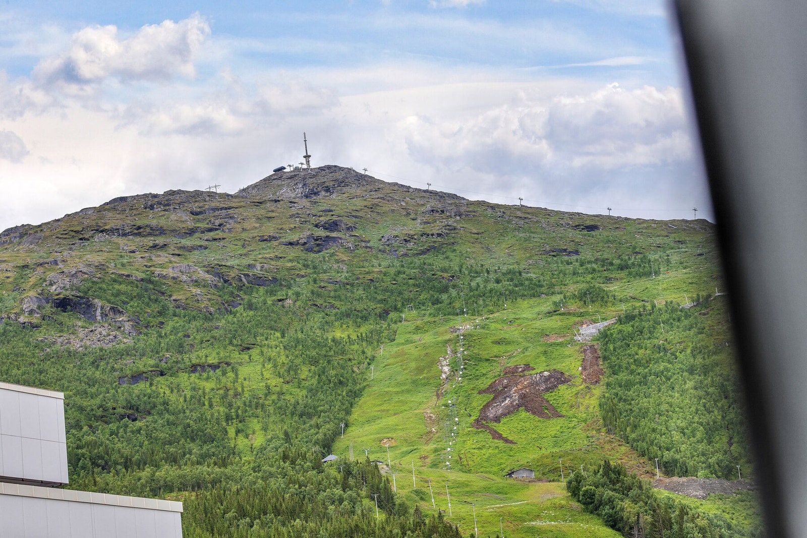 Utsikt mot Linken på toppen av Narvikfjellet. Galleribilde