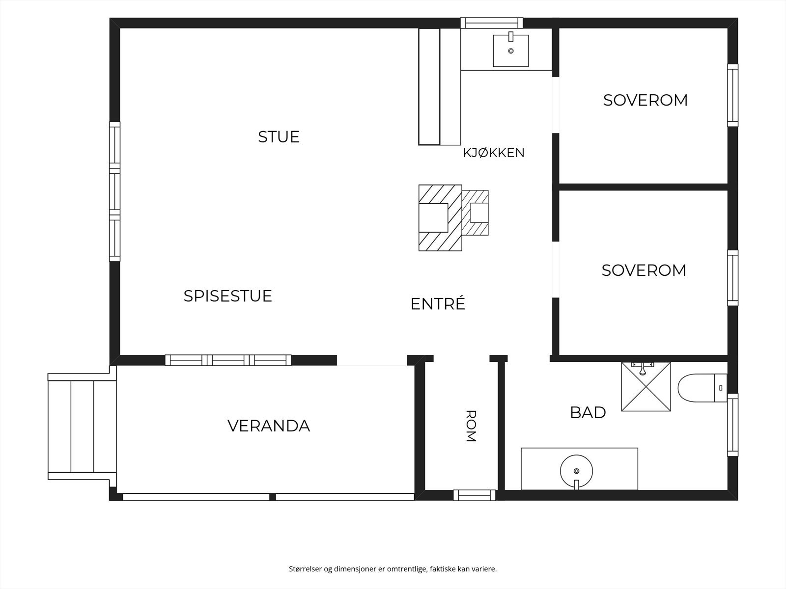 Plantegning Galleribilde
