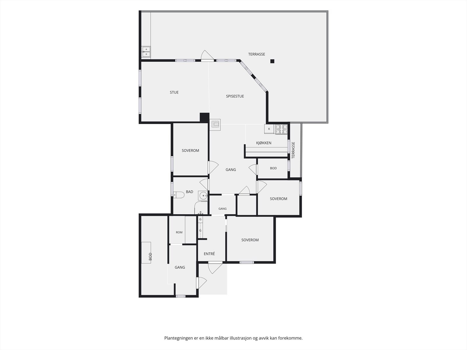 Plantegning. Galleribilde