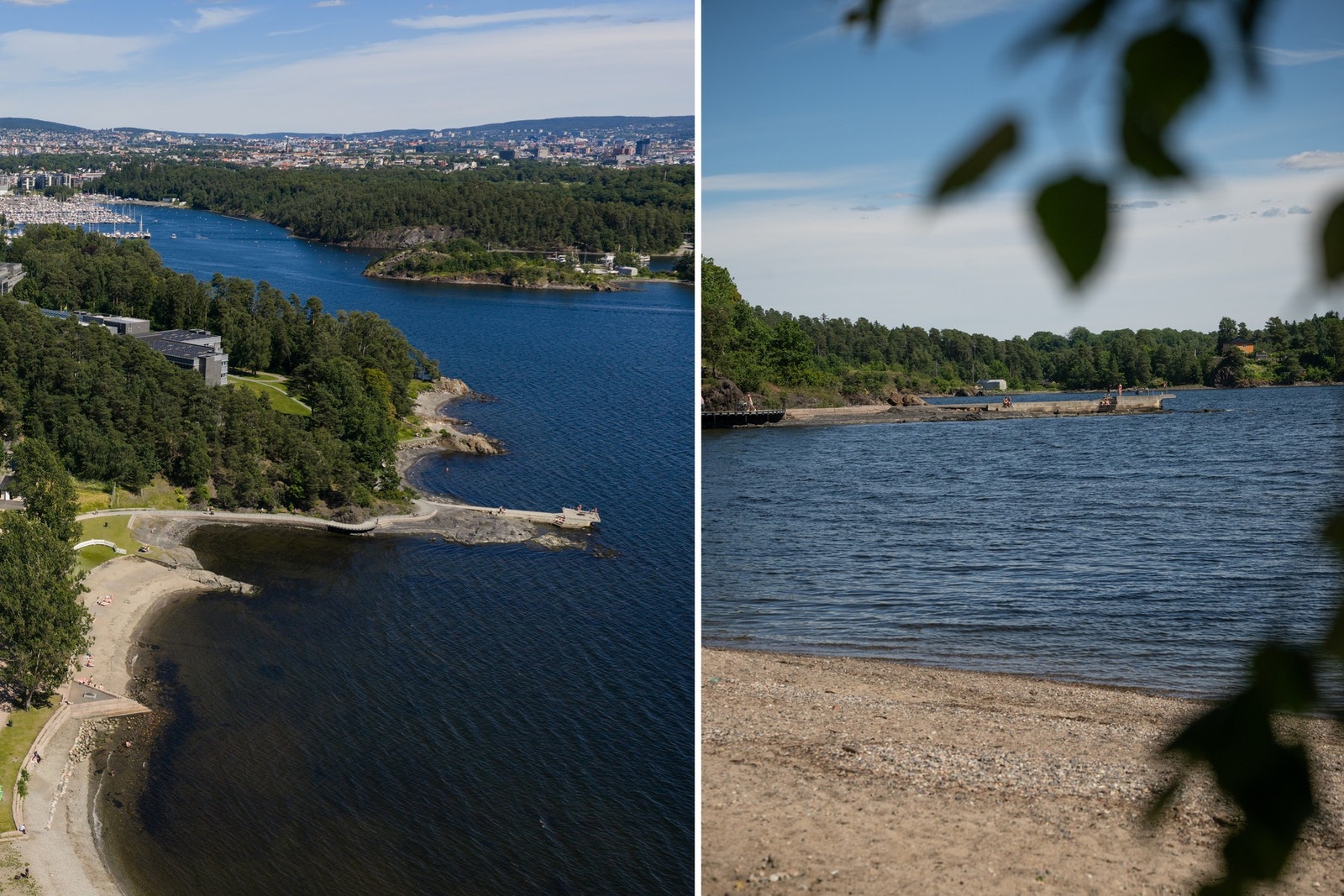 Kort vei til kyststien langs fjorden. Galleribilde
