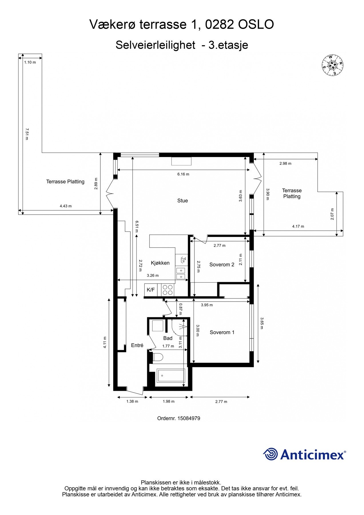 Planskisse Galleribilde