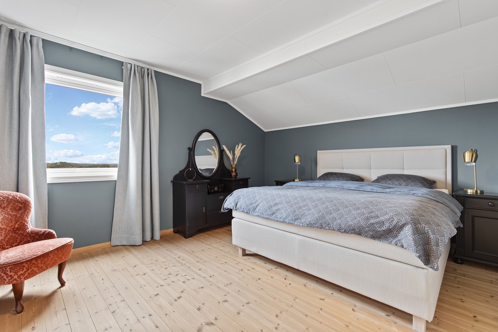 Romslig hovedsoverom Galleribilde
