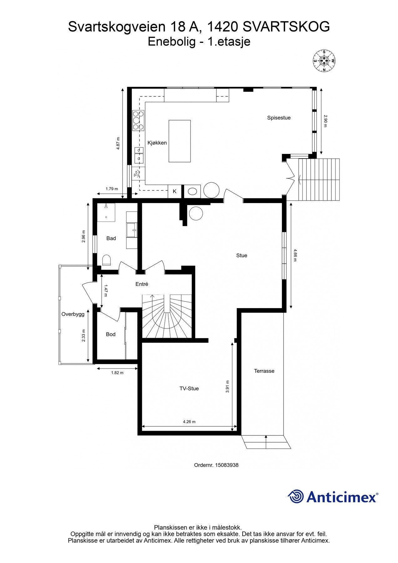 Enebolig hovedplan Galleribilde