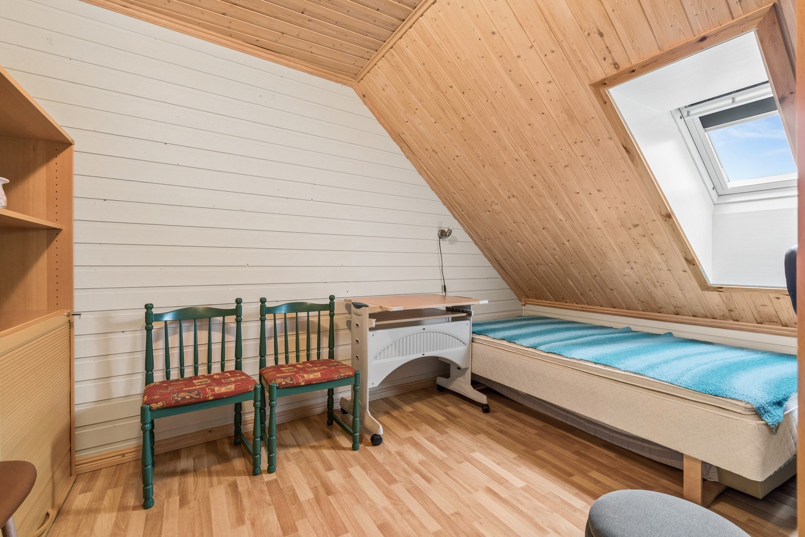 Det disponible rommet fungerer som en naturlig forlengelse av stuen Galleribilde