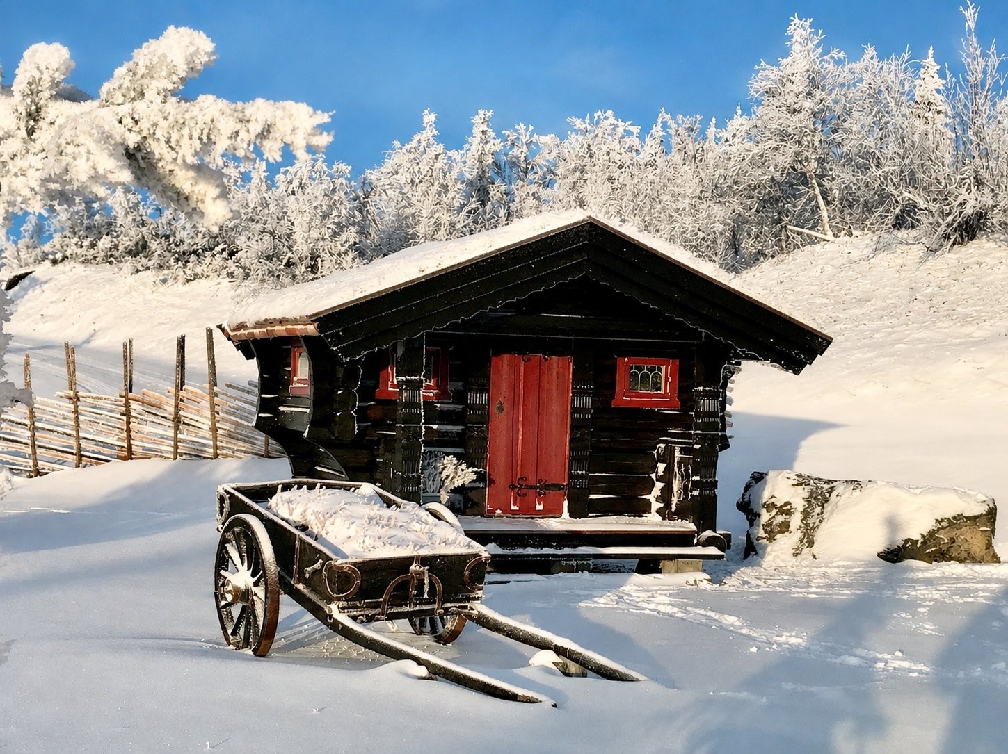 Flott stabbur Galleribilde