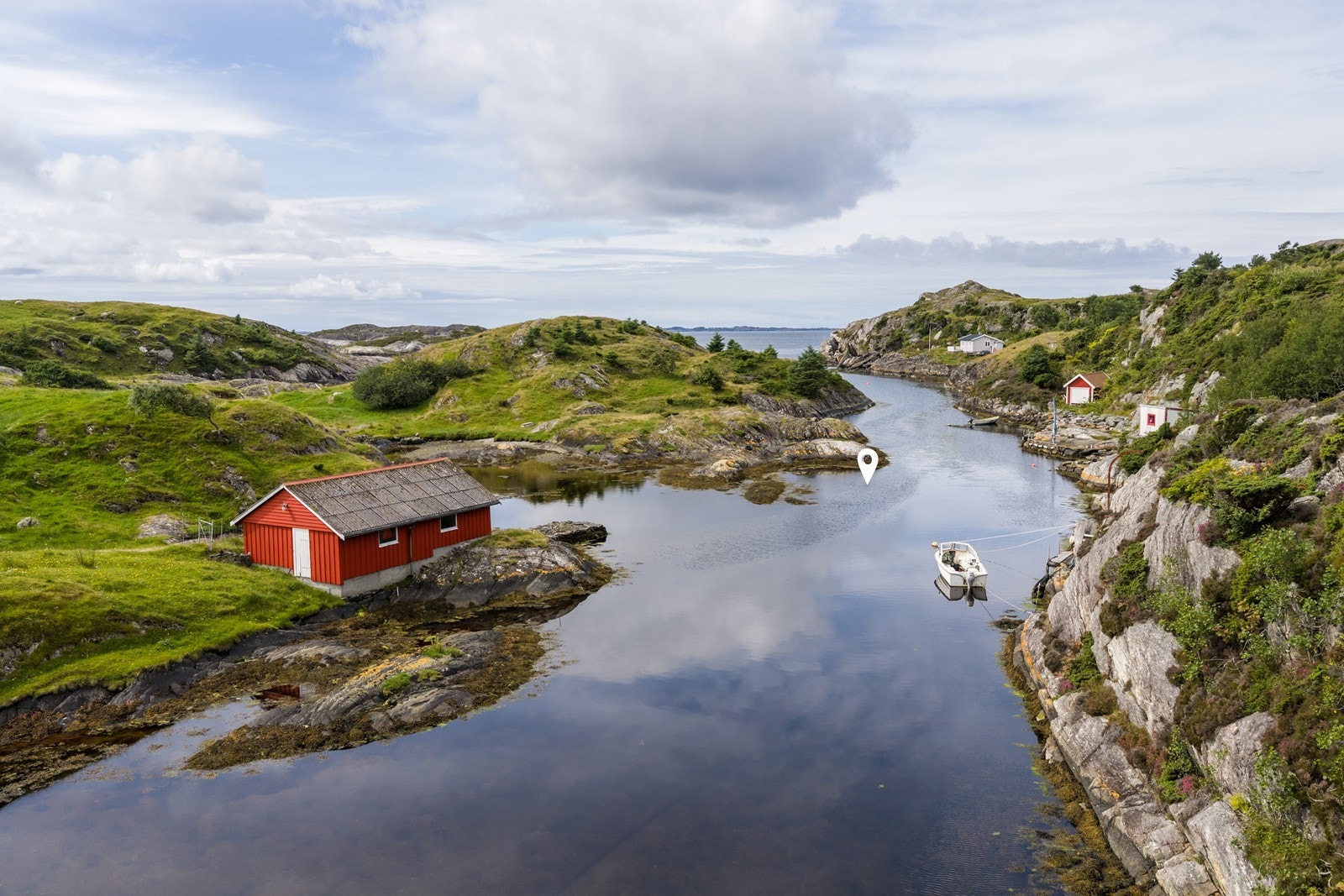 Det medfølger båtfeste til eiendommen Galleribilde