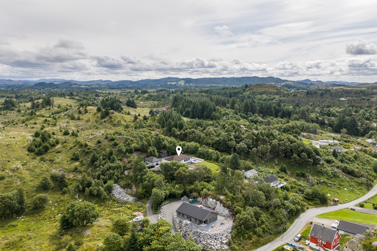 Rolige og landlige omgivelser Galleribilde