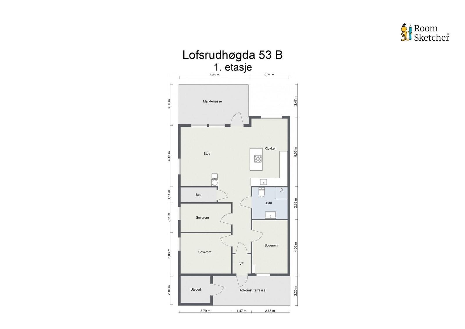 Plantegning Galleribilde