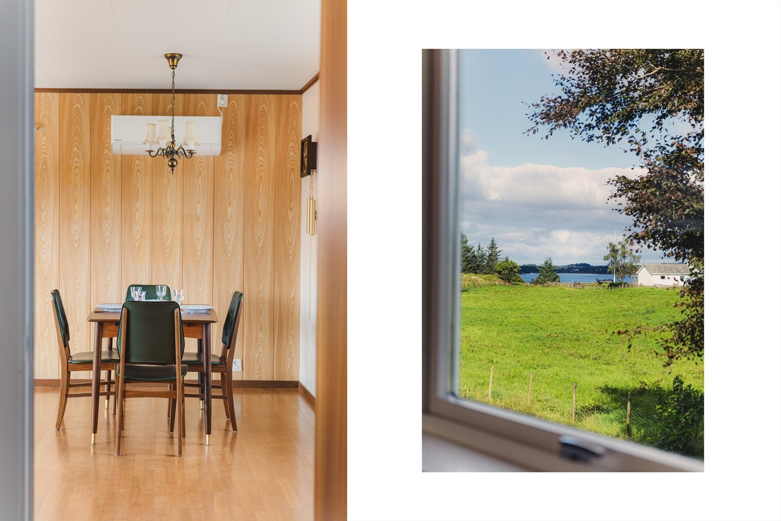 Fin utsikt i flere retninger fra huset Galleribilde